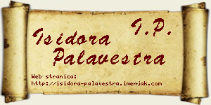 Isidora Palavestra vizit kartica